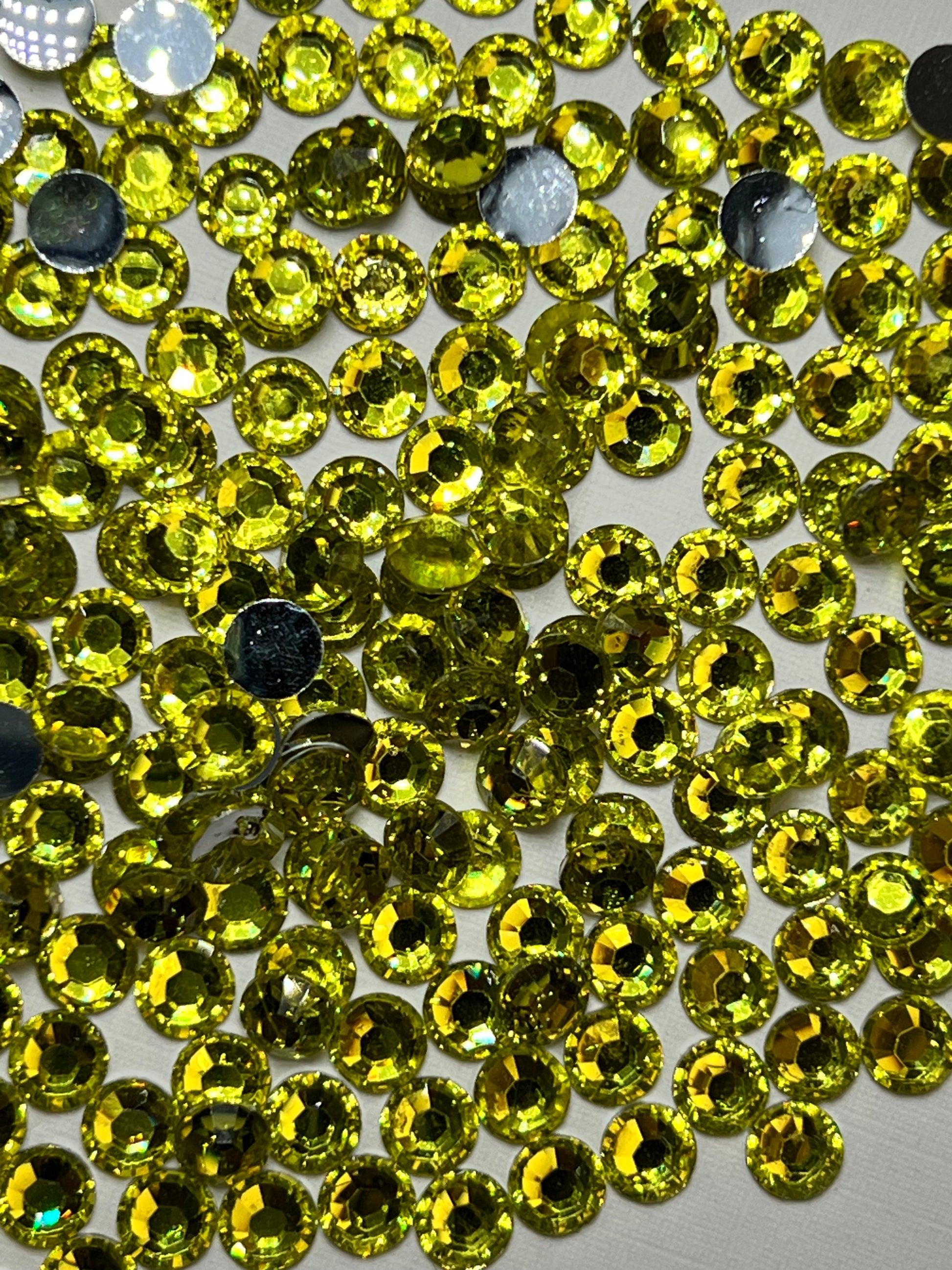 Yellow Grey Rhinestone YELLOW – TropicGlitterCompany